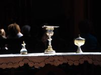 La mensa eucaristica dell'altare