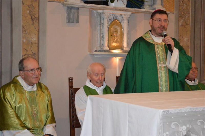 Don Nazzareno Scarinci, tra i vescovi Ceccobelli e Paolucci Bedini